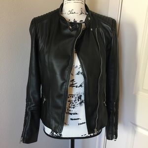 H&M faux leather jacket